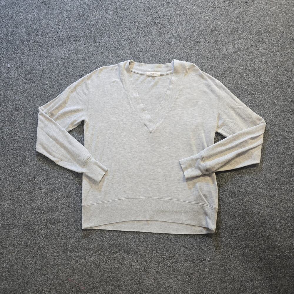 Rag Bone Sweater Womens Size XXS Gray V Neck Long Sleeve Knit Casual Capsule